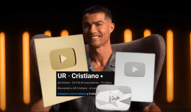 Cristiano Ronaldo Rompe Récords de YouTube con su Canal ‘UR Cristiano’